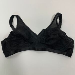Montgomery Ward Vintage Black Lace Bra